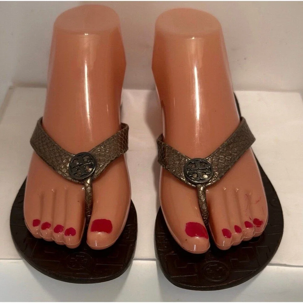 Tory Burch Flip Flops Sandals Women's Size 8